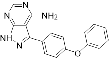 3-(4-苯氧基苯基)-1H-吡唑并(3,4-d)嘧啶-4-胺